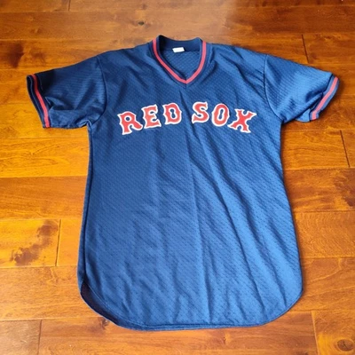 Jersey Pullover Vintage Boston Red Sox Cuello en V Adulto Talla XL Azul Marino/Rojo Foto 1 de 4