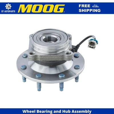 Conjunto de cojinete de rueda y buje delantero MOOG 2006 2007 para Cadillac DTS 2006-2011 Foto 1 de 4