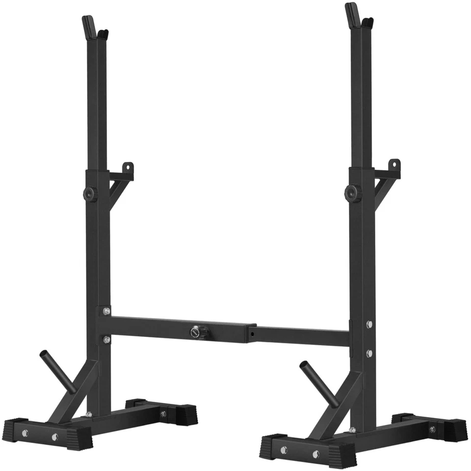 Bangtong&li Pair of Squat Rack Stand Barbell Press Bench Home Gym Dumbbell