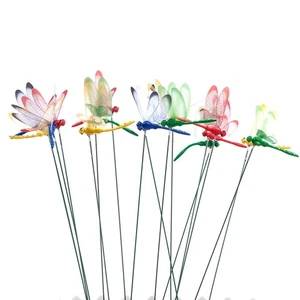 24Pcs 3D Dragonfly Garden Decor Dragon Fly Garden Stakes Dragonflies Garden5100 - Picture 1 of 5