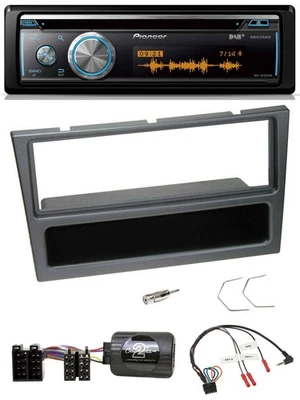 Pioneer Lenkrad DAB USB CD Bluetooth Autoradio für Opel Agila Corsa C Omega schw - Bild 1 von 4