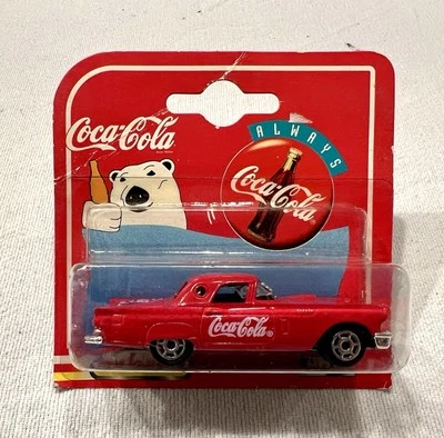 1990’s Majorette Coca-Cola 1957 Ford Thunderbird 200 Series MOC - Image 1 of 4
