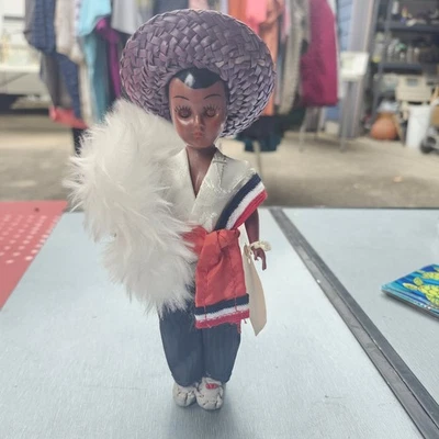 Muñeca Carlson Vintage “Mexican Boy #8-5” – Muñeca Coleccionable Años 50-60 Foto 1 de 4