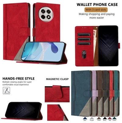 Magnetic Leather Flip Card Wallet Case For OnePlus ACE 5 13T Nord 4 CE4 12 N300 - Image 1 of 4