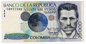 Kolumbien P-448 20000 20.000 Pesos 1996 Circ XF - Bild 1 von 3