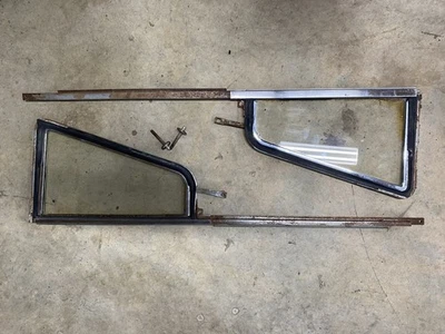 1958 Chevy Full-size Sedan Window Vent Wing Assemblies - Image 1 of 3