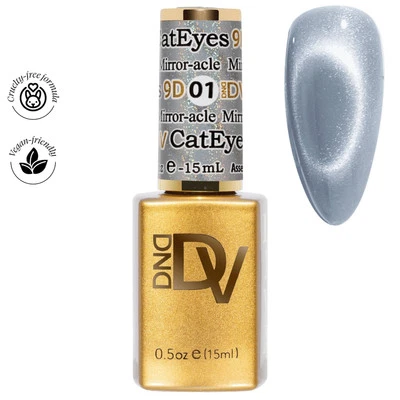 DND Diva 9D Cat Eye Glassball Gel Polish Collection - 01 - Mirror-acle 15ml