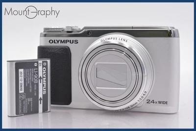 [Near Mint] Olympus STYLUS SH-60 16.0MP Compact Digital Camera Silver w/Battery - Image 1 of 4