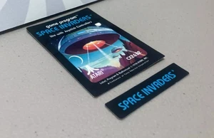 Space Invaders Replacement Game Label - Picture 1 of 1