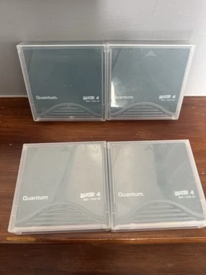 Used Quantum Ultrium 4 0.5 Data Cartridge 800/1600 GB  -  Lot Of 4 Backup - Image 1 of 3