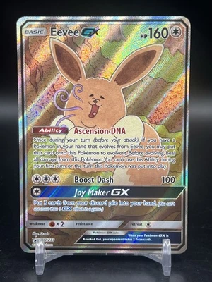 Pokémon TCG Eevee GX SM233  Full Art Black Star Promo Sun & Moon NM - Image 1 of 4