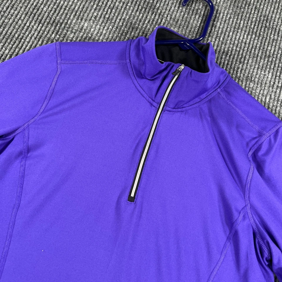 Camisa Pullover Lauren Ralph Lauren Mujer Grande Púrpura Manga Larga Rendimiento Foto 1 de 4