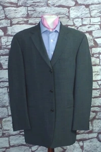 HUGO BOSS Men's Dark Gray Dobby Weave Sport Coat Blazer 44L 44 Long - Picture 1 of 6
