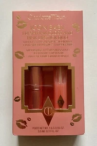 Charlotte Tilbury ICON BABY Fresh Pink Gloss and Pink Lipstick Duo BRAND NEW - Picture 1 of 2