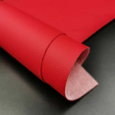 PU Faux Leather Fabric Clothing Vinyl Car Interior Decorate Bag DIY Sewing - Image 1 of 4