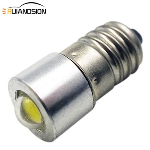 Vis E10 1W LED Lampe de poche Ampoule Vintage Vélo Lampe 6000K/3000K 4.5V/6V/12V - Picture 1 of 8