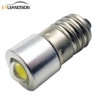 Vis E10 1W LED Lampe de poche Ampoule Vintage Vélo Lampe 6000K/3000K 4.5V/6V/12V - Imagen 1 de 4