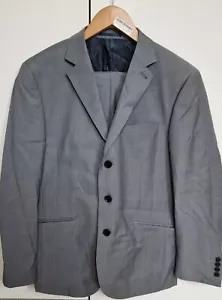 Mens Next Tailored Fit 2 piece Grey suit, Trousers 32S, Jacket 40S. - Picture 1 of 5
