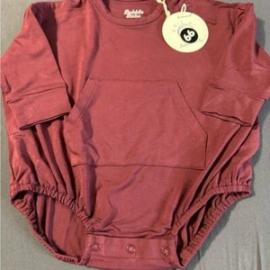 Bubble Baby bubble romper bamboo Maroon 3-6 months - Picture 1 of 2