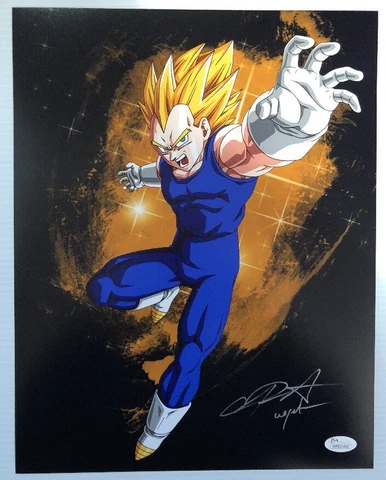 Chris Sabat Signed Autographed 11x14  Photo Dragon Ball Z Vegeta JSA COA 20 Cover