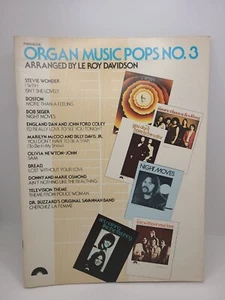 VINTAGE Chord Organ Music Pops Number 3 Arranged By Roy Davidson - Picture 1 of 7