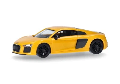 Herpa Audi R8 V10 plus, vegas yellow 1:87 028516-004 modellismo - Immagine 1 di 3