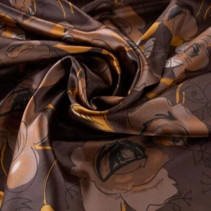 Futterstoff / Kleiderstoff Dessin Pina (Blumen, Floral) - Meterware - Bild 1 von 2