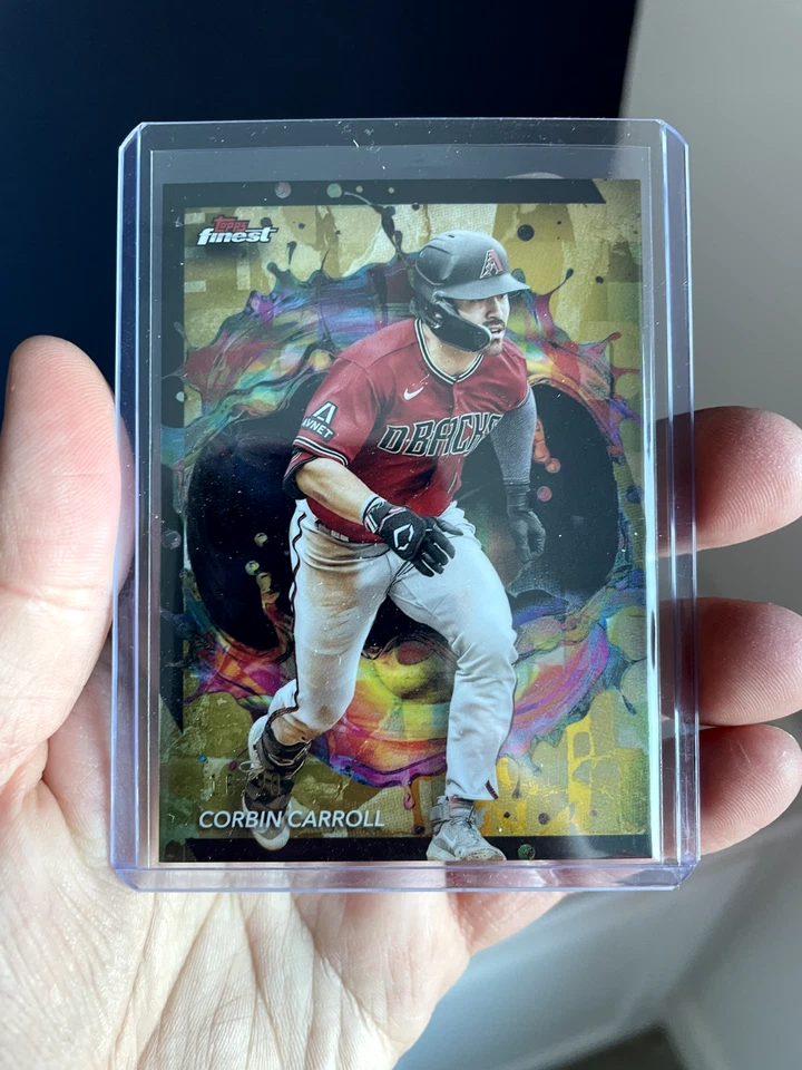 Corbin Carroll Rare Gold Refractor /20 - 2024 Topps Finest #280 Diamondbacks - Image 1 of 3