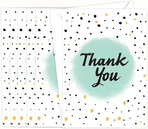 10 Thank You Cards Multipack with Envelopes - Greeting Cards for all Occasions - Picture 1 of 9