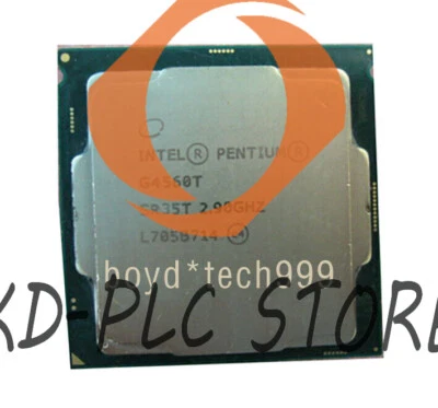 Used Intel Pentium G4560T CPU Dual-Core 2.9GHz SR35T LGA1151 2900 MHz Processsor - Image 1 of 4