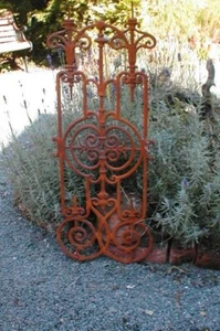 Jugendstil Gitter als Balkongitter, Treppen Balkon Geländer, Treppenstäbe, Zaun - Bild 1 von 12