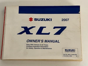2007 Suzuki XL-7 Owners Manual Book User Guide Literature Oem - Picture 1 of 4