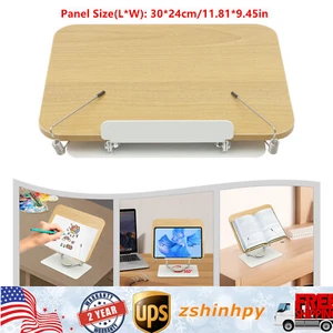 360° Rotatable Book Stand Adjustable Height Display Holder For Tablets Phone - Picture 1 of 12