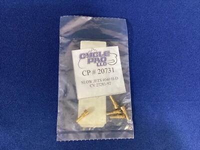 NEW 5 pack Cycle Pro Keihin CV Low Speed Jets .40mm, 20731, DS-289315* - Image 1 of 3