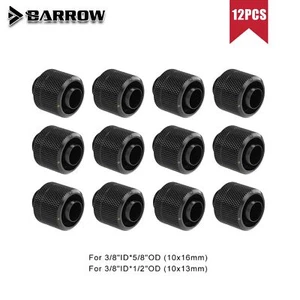 Raccord de tube souple Barrow, adaptateur G1/4", pour 3/8"ID x 5/8"OD ou 3/8"ID x 1/2"OD - Photo 1/24