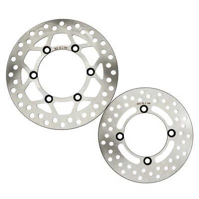 New Front & Rear Brake Disc Rotors for Kawasaki KX100 KX 100 2001 2002 2003-2021 - Image 1 of 2