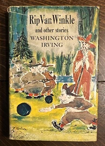 Rip Van Winkle and Other Stories by Washington Irving 1955 HCDJ Junior Deluxe - Picture 1 of 10
