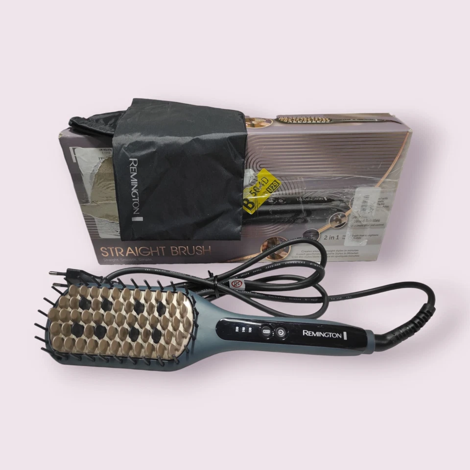 Remington CB7400 Glätteisen & Haarbürste für eine reduziert Stylingzeit Keratin✅ - Bild 1 von 2
