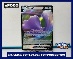 Pokemon - Ditto V - 050/072 - Ultra rare - Shining Fates  - NM/M PSA ✅ - Picture 1 of 2