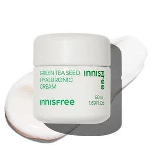 Innisfree Green Tea Seed Hyaluronic Cream 50ml 1.69Fl. Oz Hydrate + Glow - Picture 1 of 9