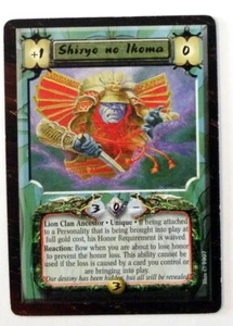 Shiryo no Ikoma L5R Leyenda de los Cinco Anillos CCG Tiempo del Vacío 1997 - Imagen 1 de 2