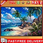 Full Round Drill DIY Embroidery Seaside View Diamond Painting 5D Needlework Set