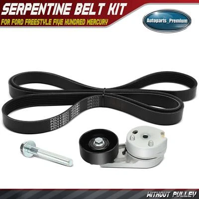 3x Serpentine Belt Drive Component Kit for Ford Freestyle Five Hundred Mercury - Image 1 of 4