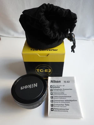 NIKON TC-E2 aggiuntivo Tele2x per Nikon Coolpix 910, 950 990, 995 800,4500 NUOVO - Imagen 1 de 4