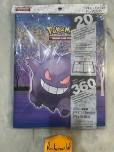 ULTRA PRO Pokemon 9 pocket GENGAR-HAUNTED HOLLOWS - PRO binder, album. Holds 360 - Picture 1 of 2