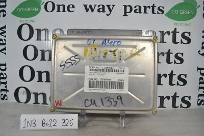 12209614 Unidad de control del motor Buick Chevrolet Pontiac 2001-04 ECU Mod 1N3 225 B12 Foto 1 de 4