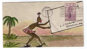 #777 Rhode Island Tercentenary FDC - McIntyre Hand Painted ACE Artist - Unique - Picture 1 of 1