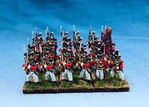 15mm Napoleonic WGS Painted British 24th Infantry (24 figures) NBA6-1 - Picture 1 of 12