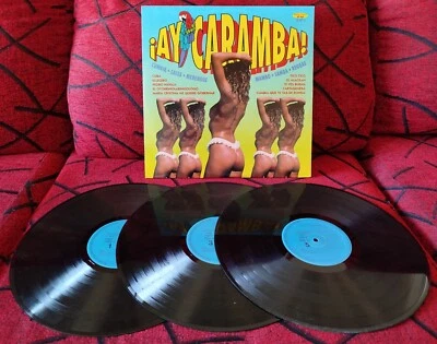 ¡AY CARAMBA! 1994 SEXY COVER 3-LP LOS JOAO Cocoband SANTI Y SUS DUENDES Tony B - Image 1 of 2