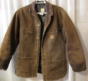 Carhartt Michigan Barn Jacket  Rare Brown Blanket Lined  XL - Picture 1 of 3